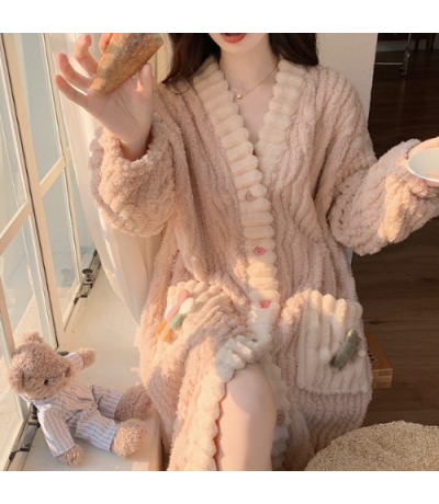 Sweet Flower Cardigan Nightgown / Nightdress for women