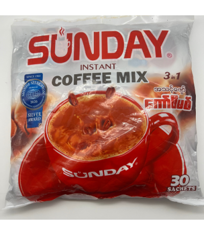 Sunday 3In1 Instant Coffeemix 30PCS